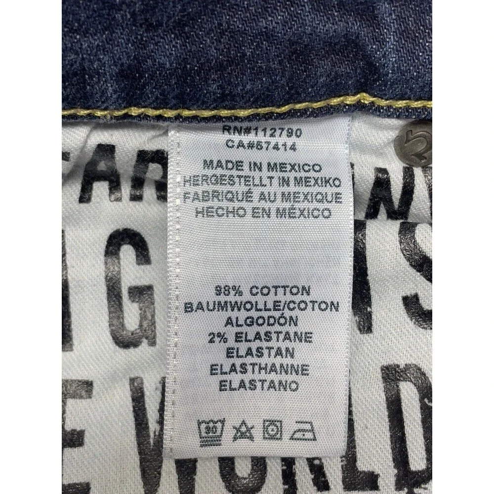 True Religion Ricky With Flap Men's Straigh Leg Denim Jeans Size 36x32